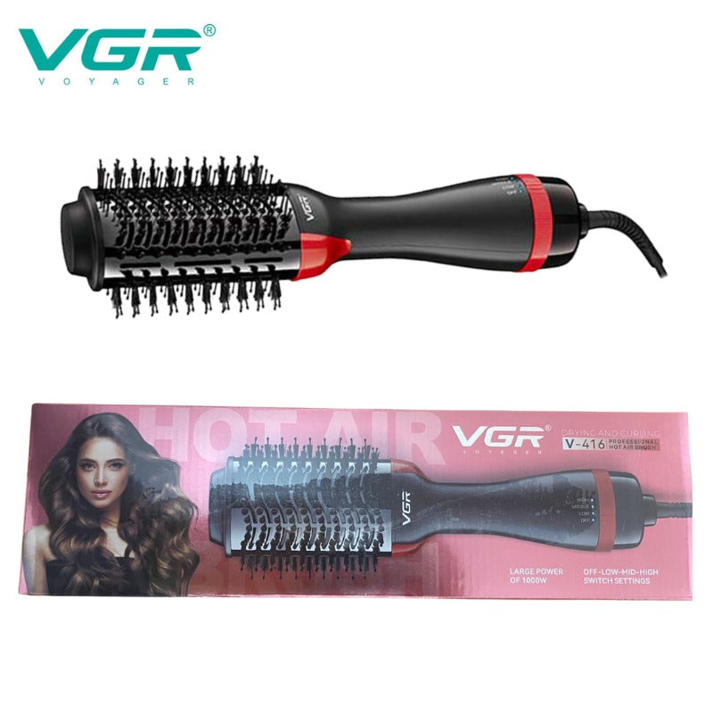 Professional hair straightening brush and dryer for women VGR V-416