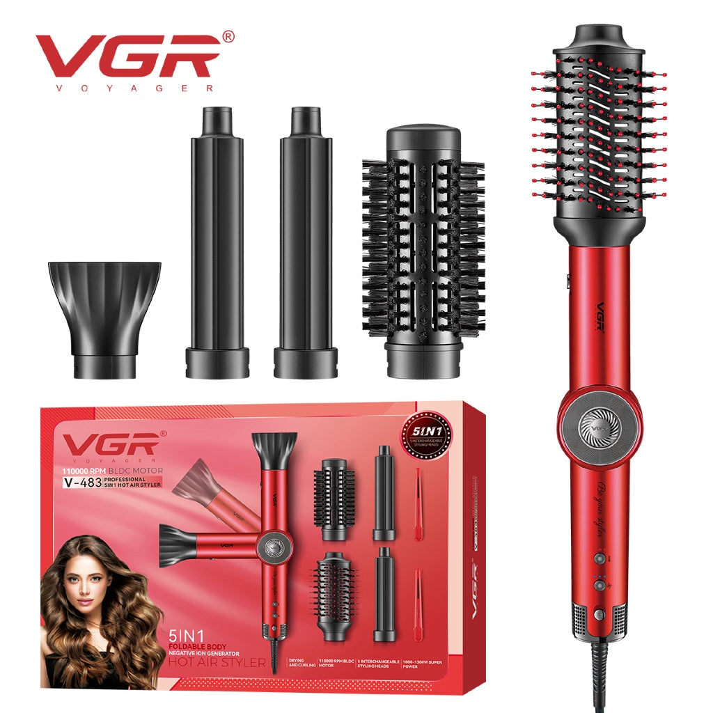 Professional 5-in-1 hot air hair styler VGR V-483