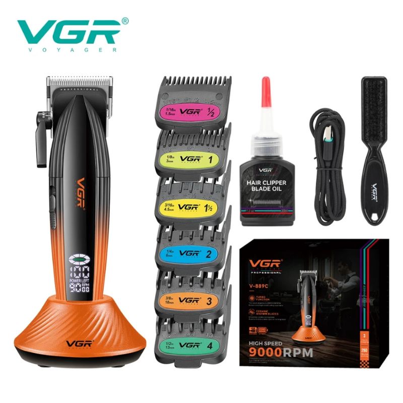VGR V-889C Professional Hair Clipper 9000 RPM