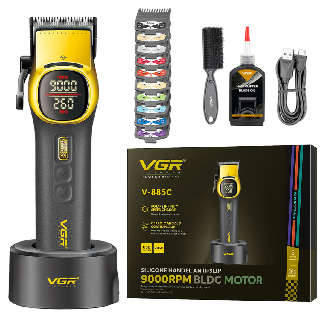 VGR V-885C Professional Hair Clipper 9000 RPM