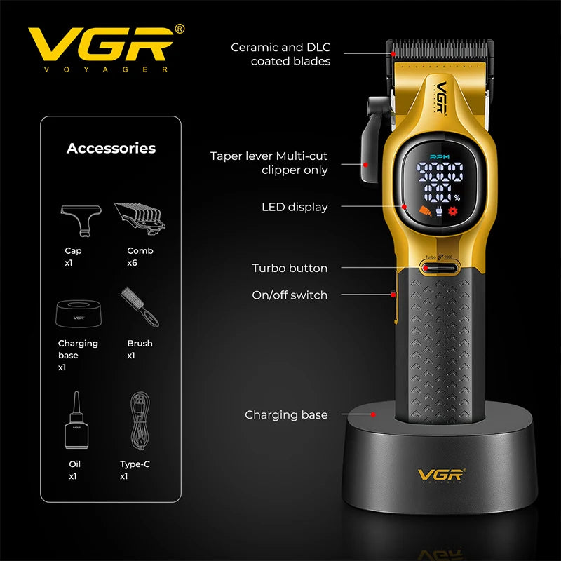 VGR V-886C Professional Hair Clipper