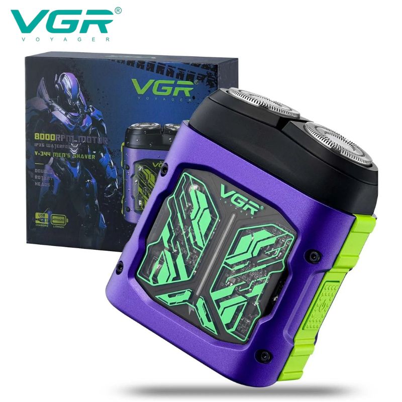 VGR V-344 IPX6 Professional Dual-Blade Rotary Shaver for Men — image 1