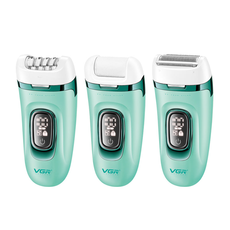 Professional 3-in-1 Women's Hair Removal Device VGR V-762
