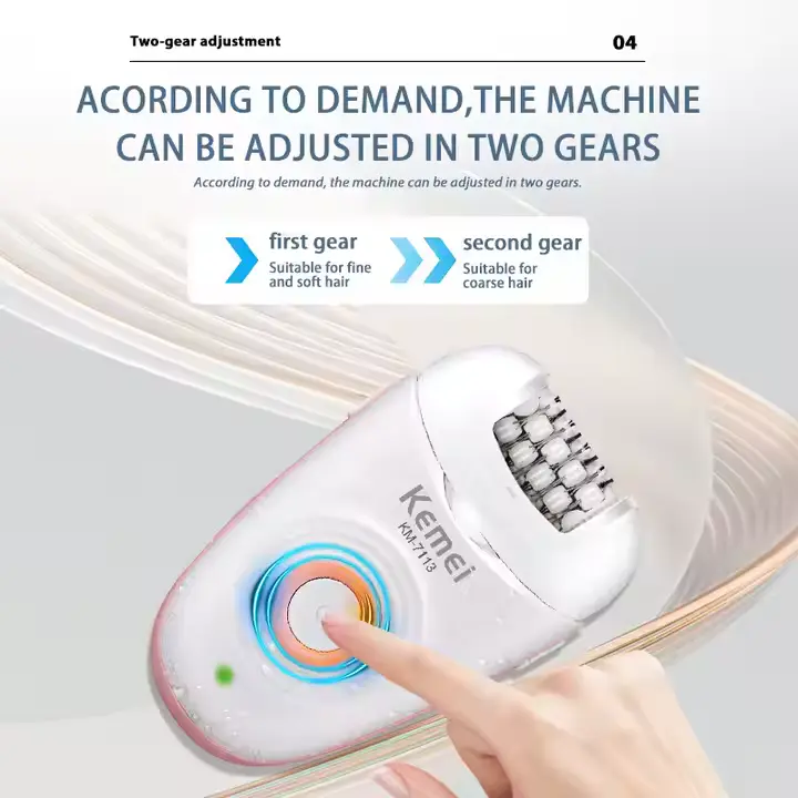 Kemei 7113 Women's 3-in-1 Hair Removal Device