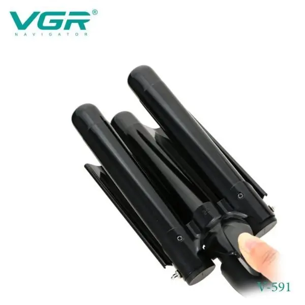 VGR 3-Barrel Curling Iron with LED Display V-591 — image 3