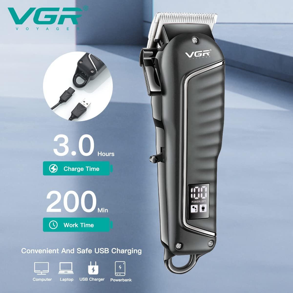 VGR VOYAGER Professional Hair Clipper 200-Minute Runtime V-683 — image 1