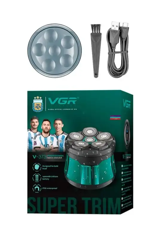VGR Hair Clipper V-373 6D for Bald Head IPX6 — image 2