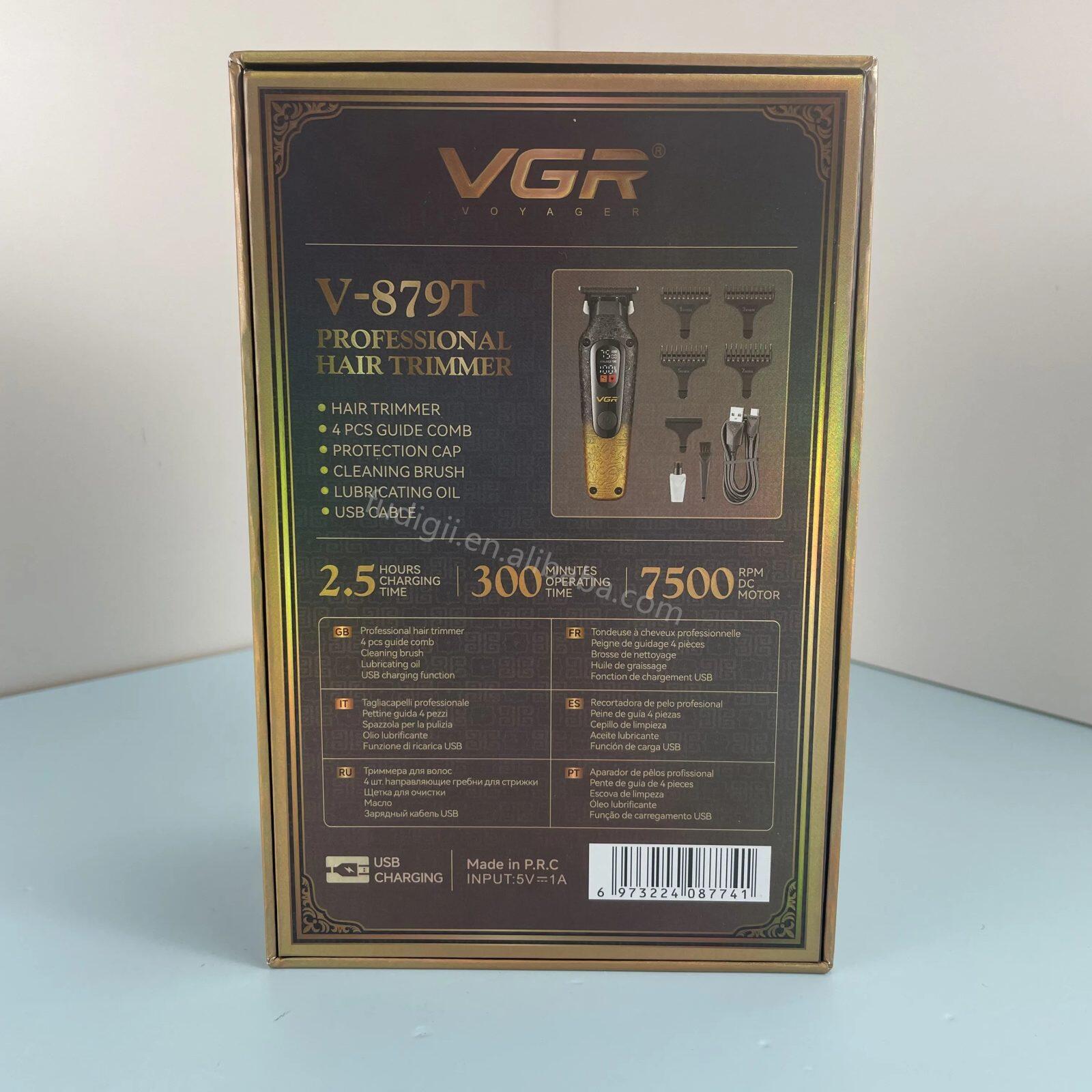 VGR Professional Hair Clipper with Digital Display V-879T — image 5