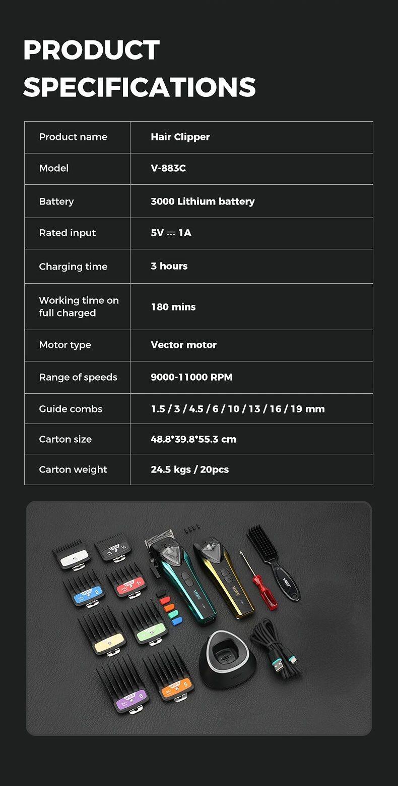 VGR Victor Motor Hair Clipper V-883C — image 2