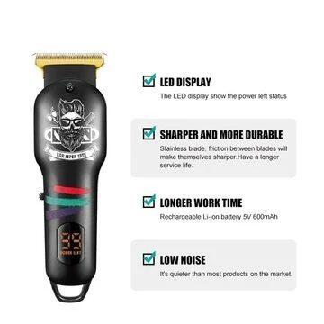 VGR Hair Cutting Machine LED Display USB Charging V-699+V-971 — image 2