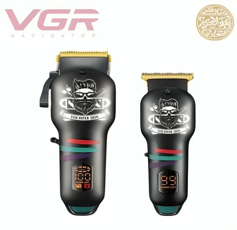 VGR Hair Cutting Machine LED Display USB Charging V-699+V-971 — image 3