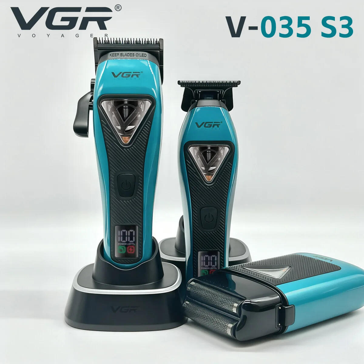 V-035 S3 3-in-1 Shaver Set, DLC Blades — image 4