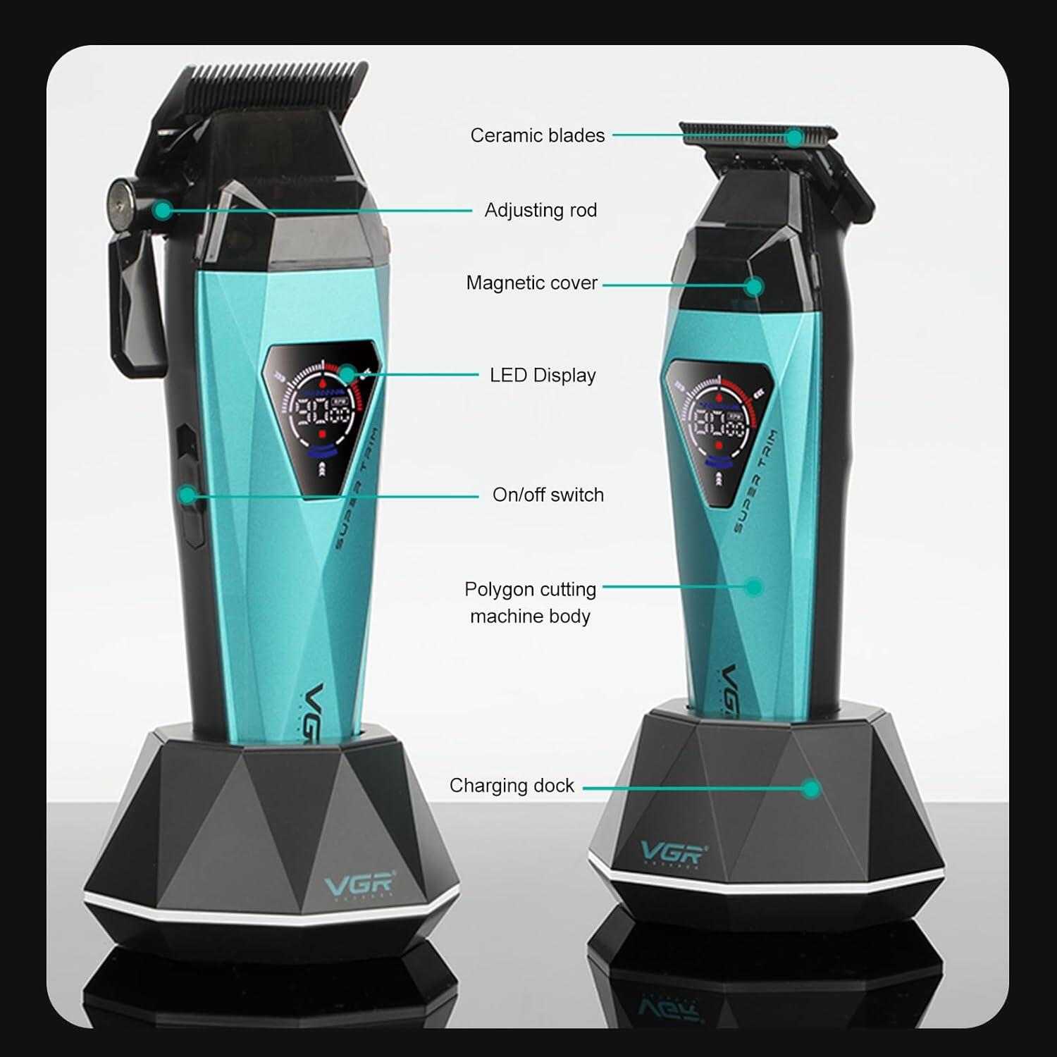 VGR Professional Shaver Set DLC Ceramic V-877S2 — image 3