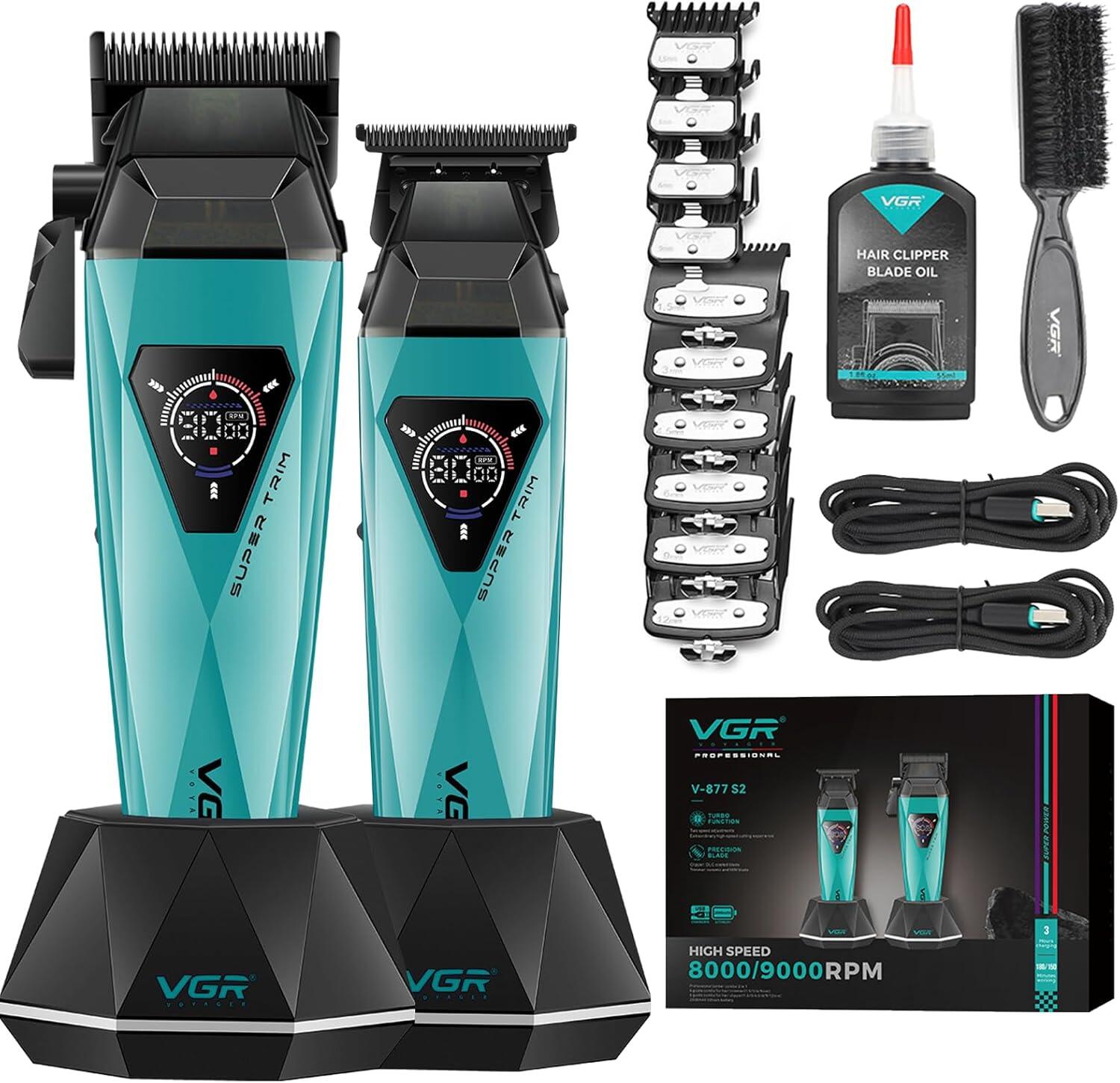 VGR Professional Shaver Set DLC Ceramic V-877S2