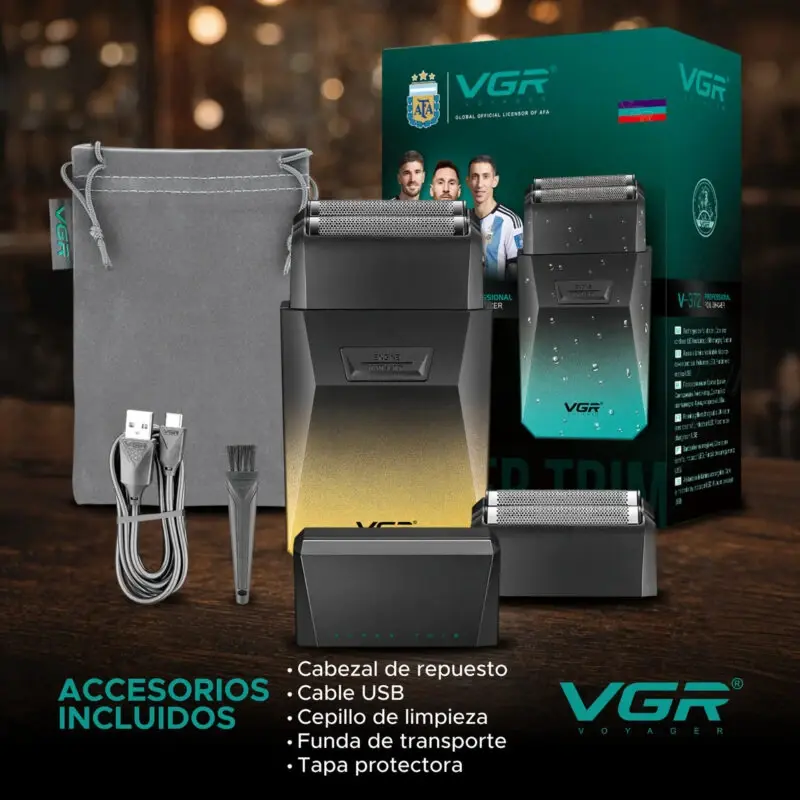 VGR Cordless Waterproof Shaver IPX7 V-372 — image 3