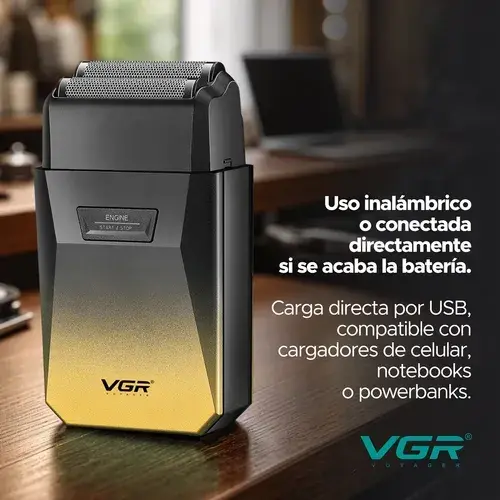 VGR Cordless Waterproof Shaver IPX7 V-372 — image 5