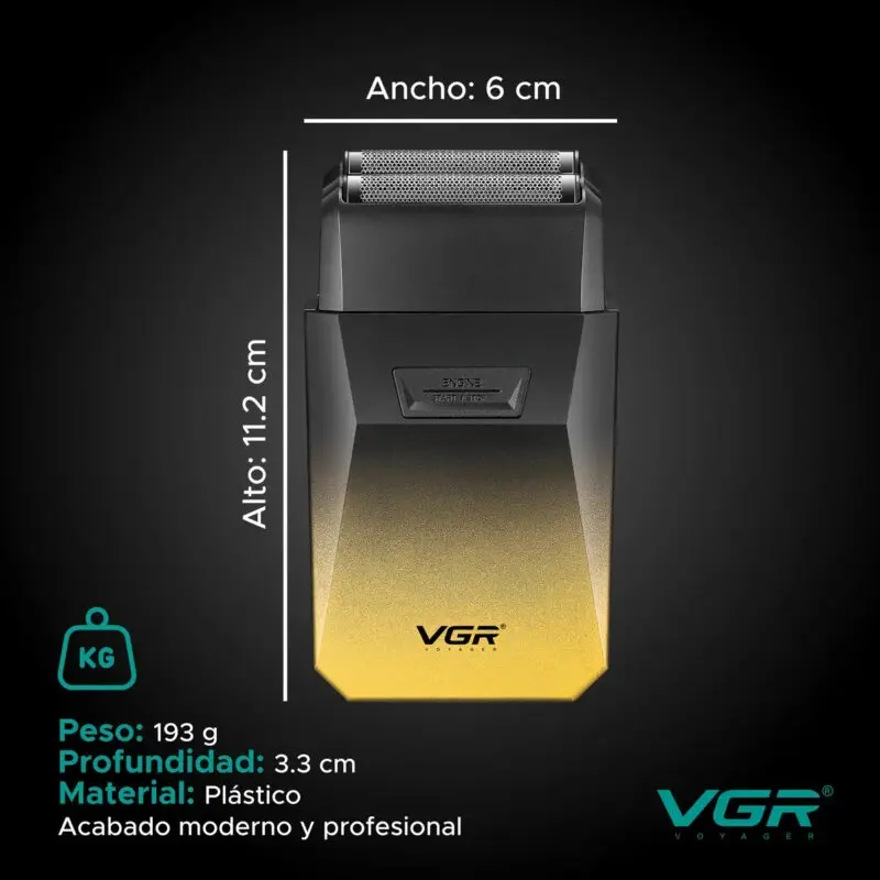 VGR Cordless Waterproof Shaver IPX7 V-372 — image 4