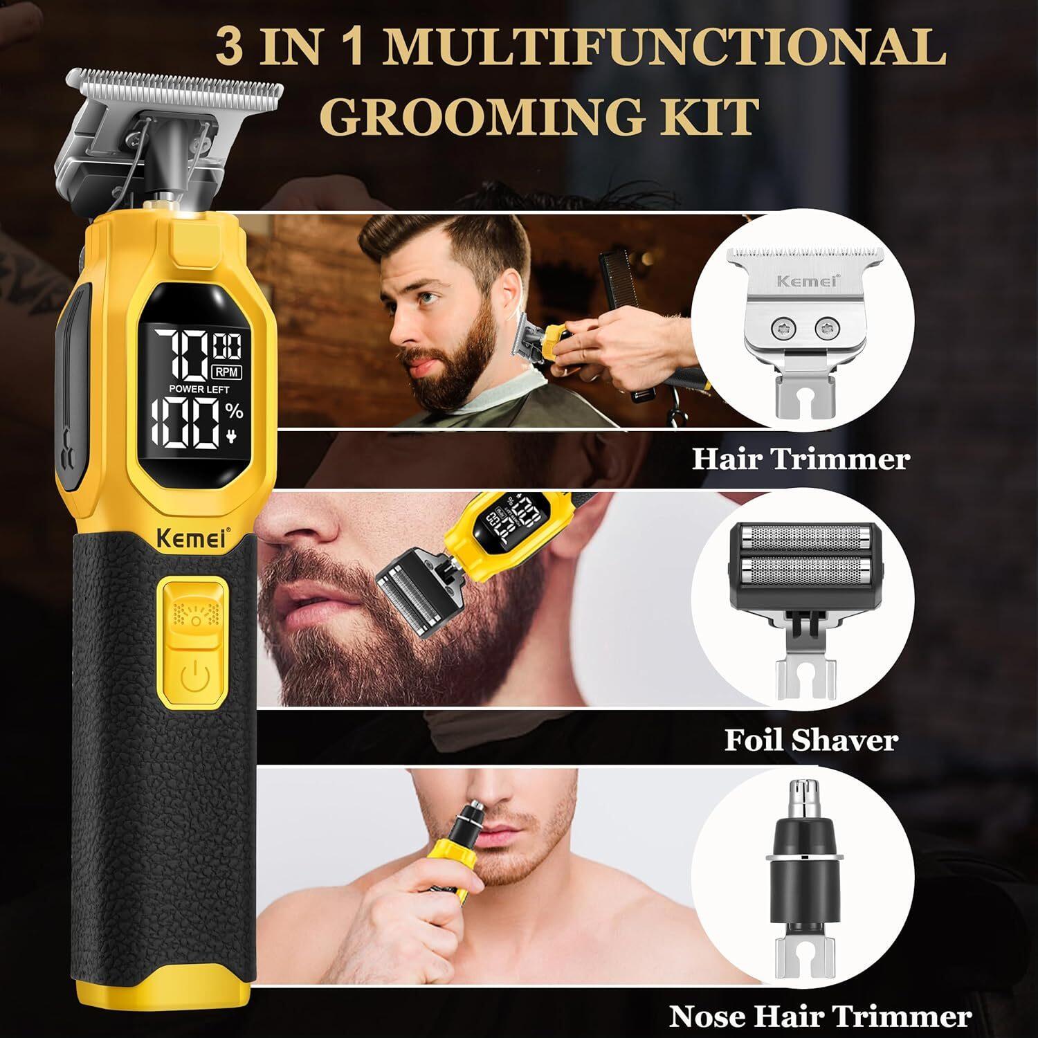 Kemei 1878 Multi-Purpose Shaver Set 3-in-1 — image 5