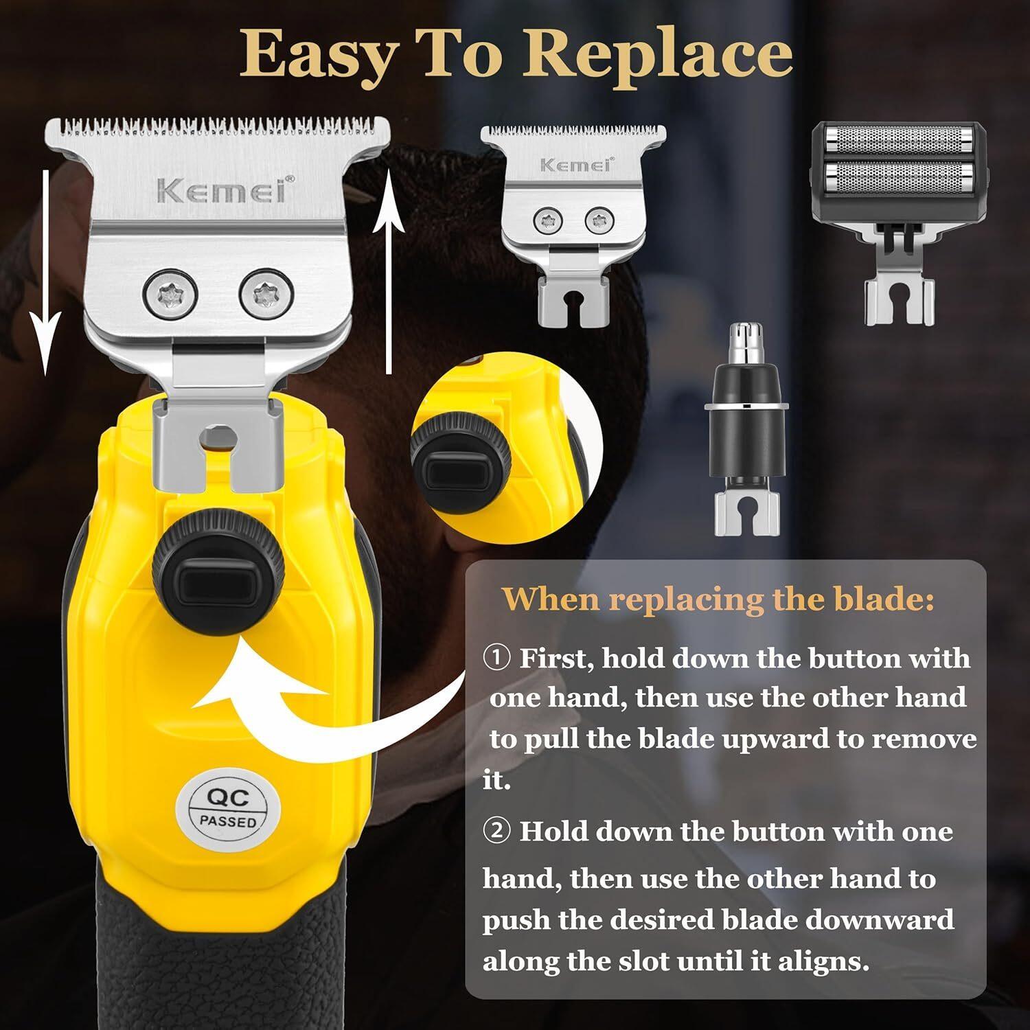 Kemei 1878 Multi-Purpose Shaver Set 3-in-1 — image 3