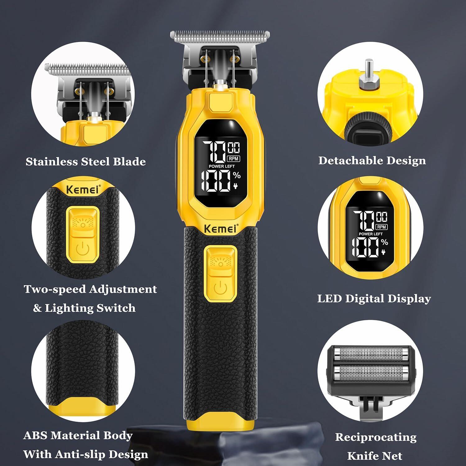 Kemei 1878 Multi-Purpose Shaver Set 3-in-1 — image 4