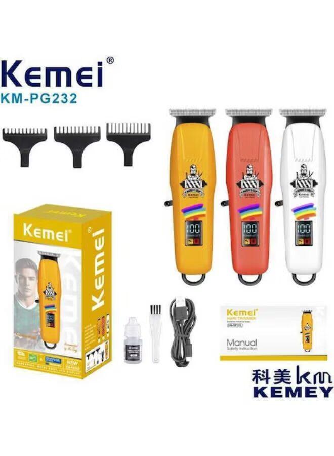 Kemei professional wireless hair clipper and trimmer 90 minutes KM-PG232 — image 4