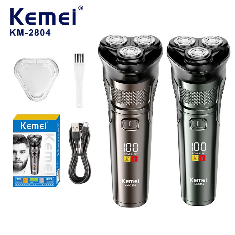 Kemei water-resistant rotary hair clipper KM-2804 — image 2