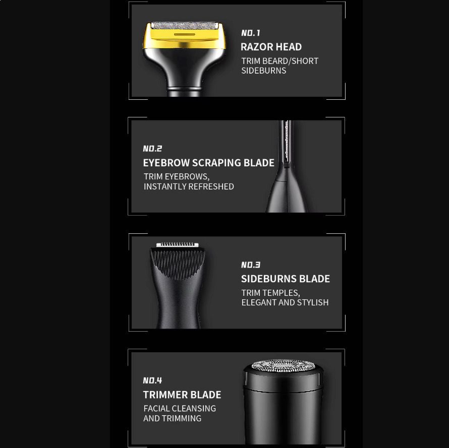 Kemei 7-in-1 multi-function hair removal device KM-325 — image 2