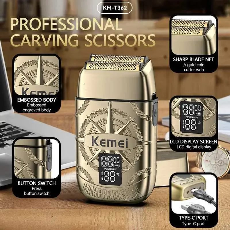 Kemei KM-T362 hair clipper with floating dual blades — image 4