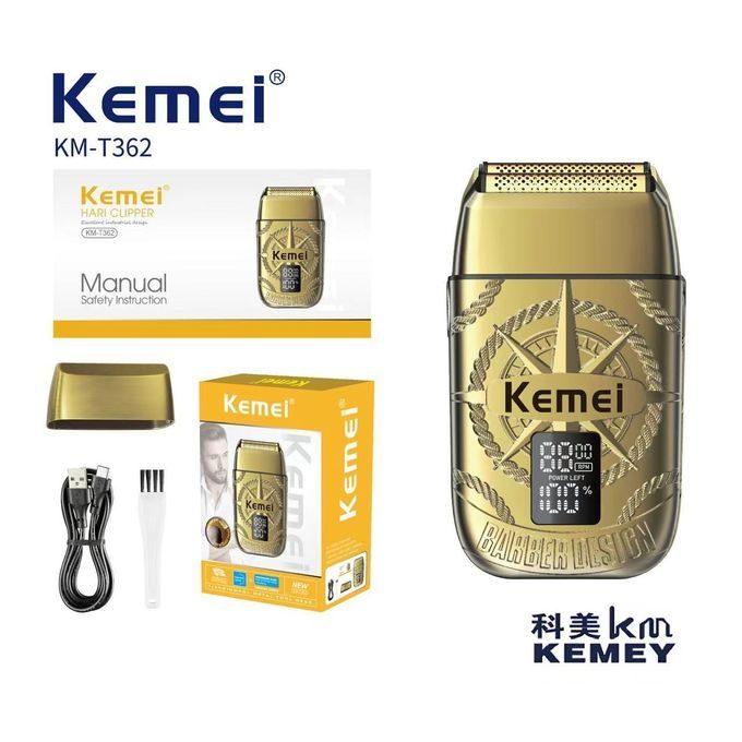 Kemei KM-T362 hair clipper with floating dual blades — image 1