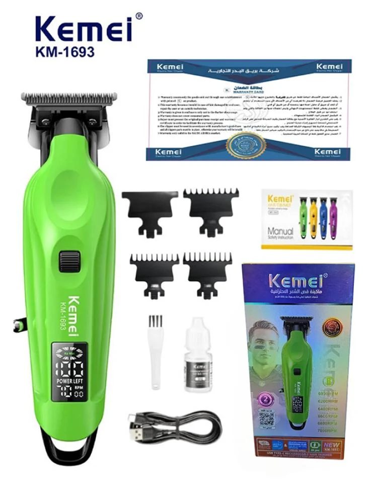 Kemei KM-1693 hair clipper for hair and beard — image 3