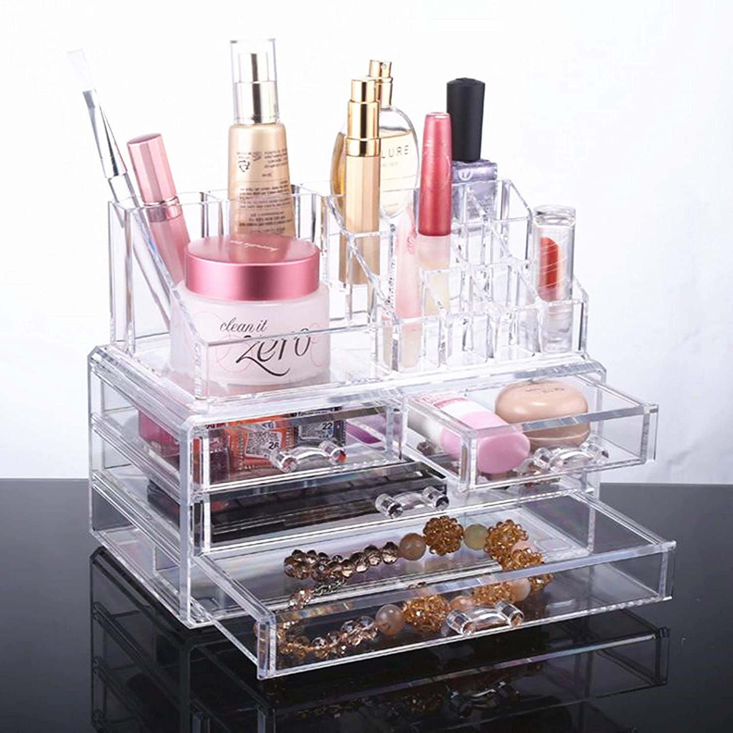 Acrylic makeup organizer best makeup organizer