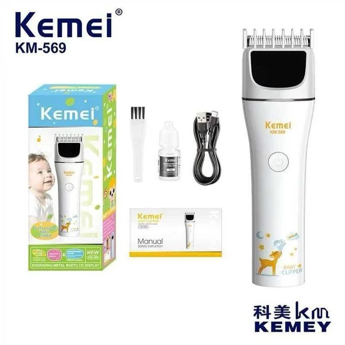 Wireless hair clipper for children with safe blades — image 1