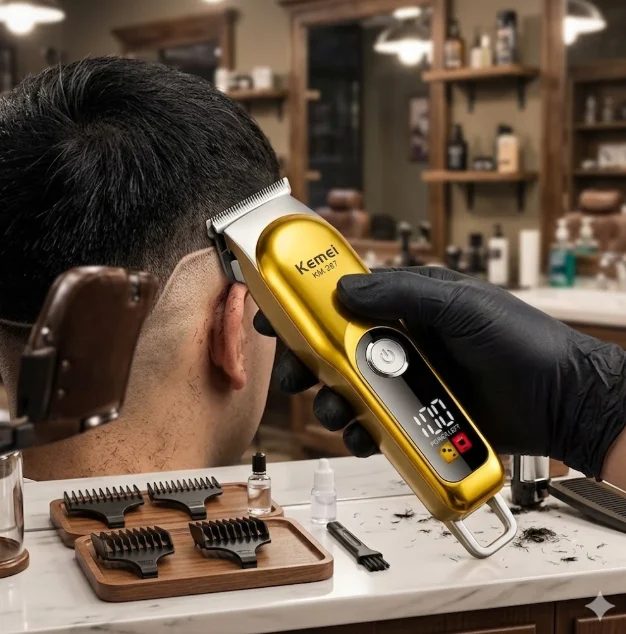 Kemei wireless hair clipper with fine blades KM-287 — image 5