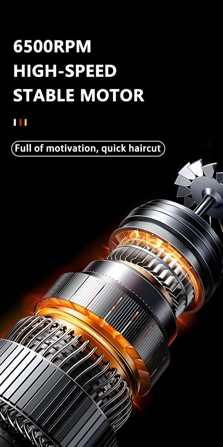 Kemei wireless hair and beard hair clipper with powerful motor KM-037 — image 5