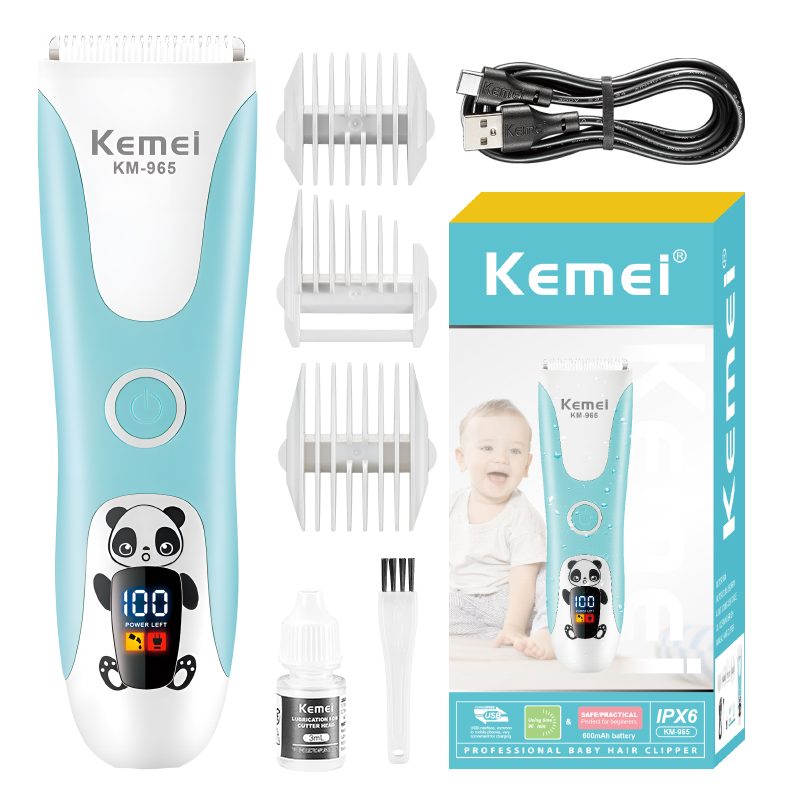 Kemei children's hair clipper with hair vacuum KM-965 — image 1