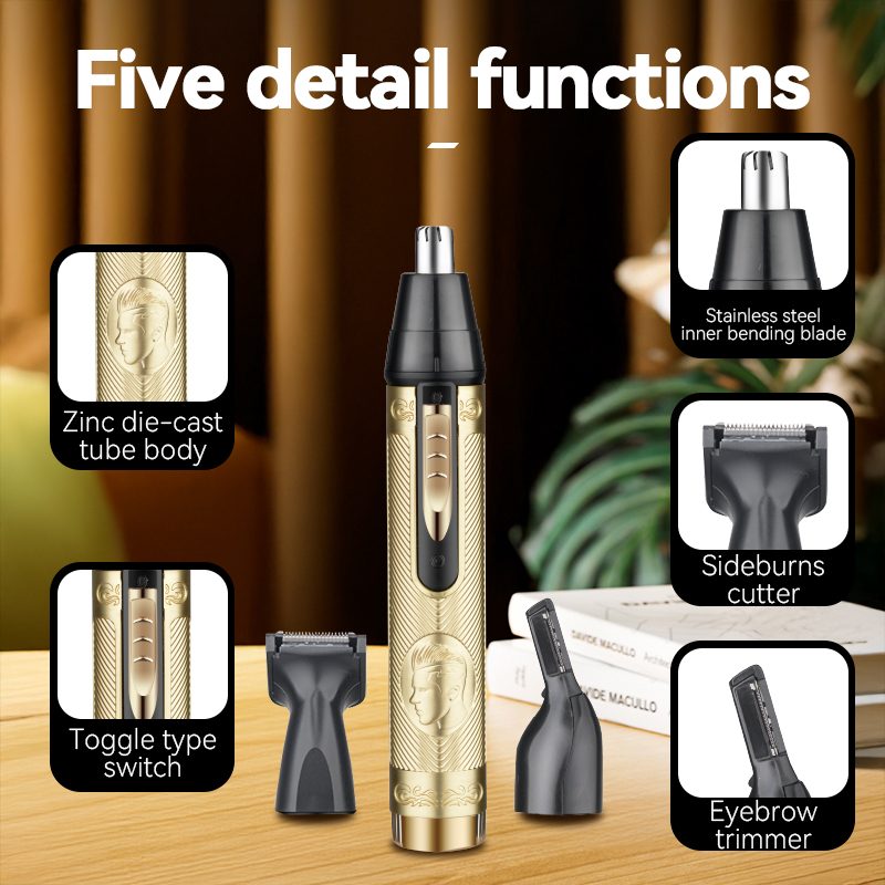 Kemei wireless nose and ear hair trimmer KM-133 — image 5
