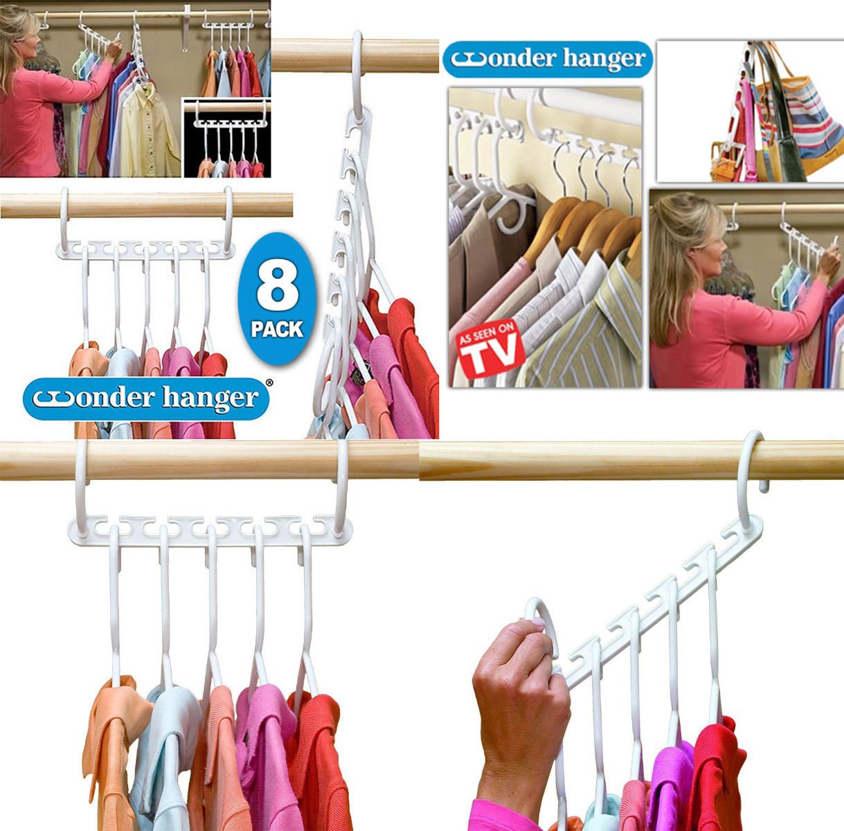 Magic clothes hanger 8 hangers Wonder Hanger
