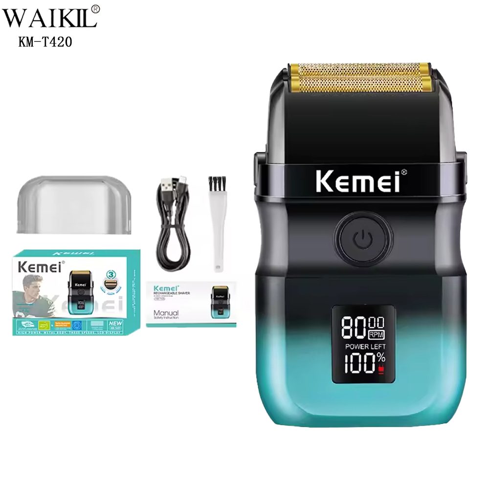 Kemei wireless hair clipper with smart screen T420 — image 1