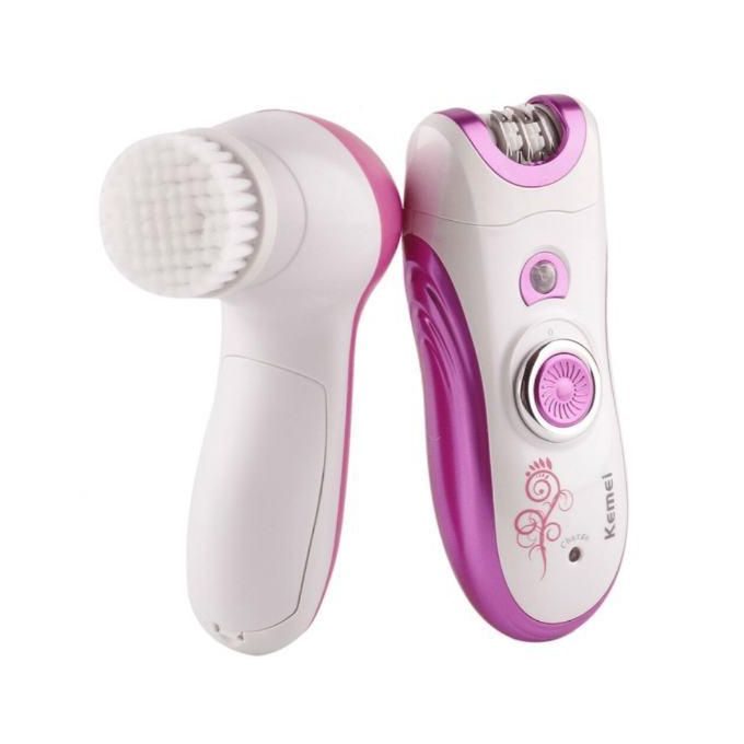 Kemei wireless 6-in-1 hair removal and facial care device KM-3066 for women — image 2