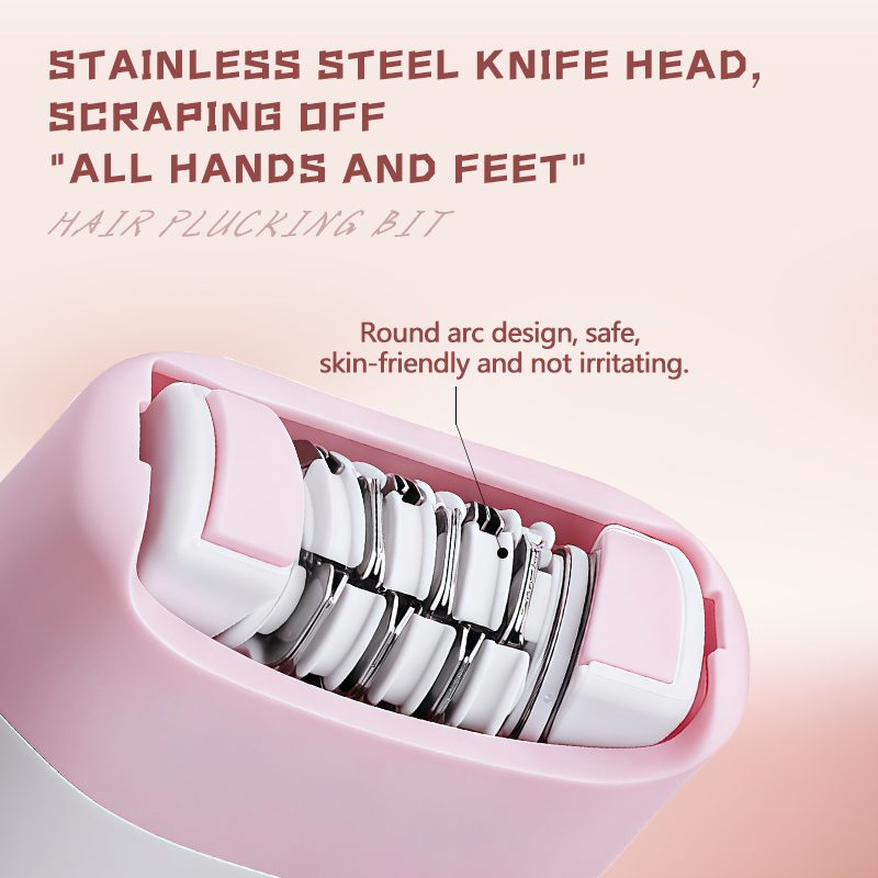 Kemei wireless hair removal device with stainless steel blades KM-196 — image 4