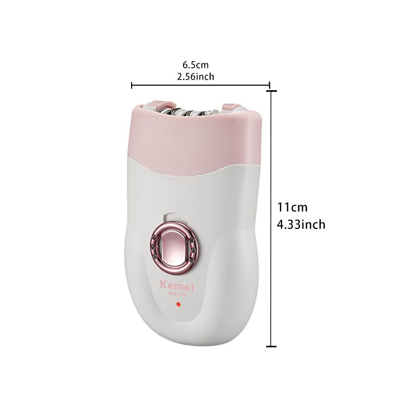 Kemei wireless hair removal device with stainless steel blades KM-196 — image 3