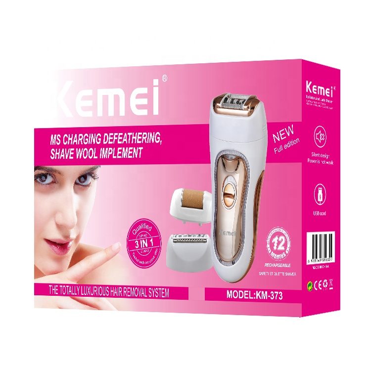 Kemei multi-function 4-in-1 wireless hair removal device KM-373 — image 4