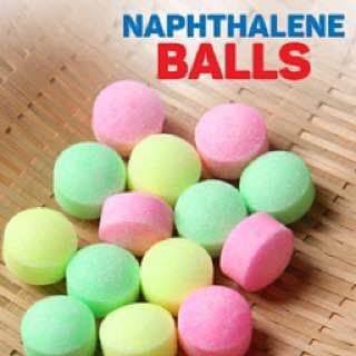 Naphthalene balls to protect clothes from moths and insects 20 pieces
