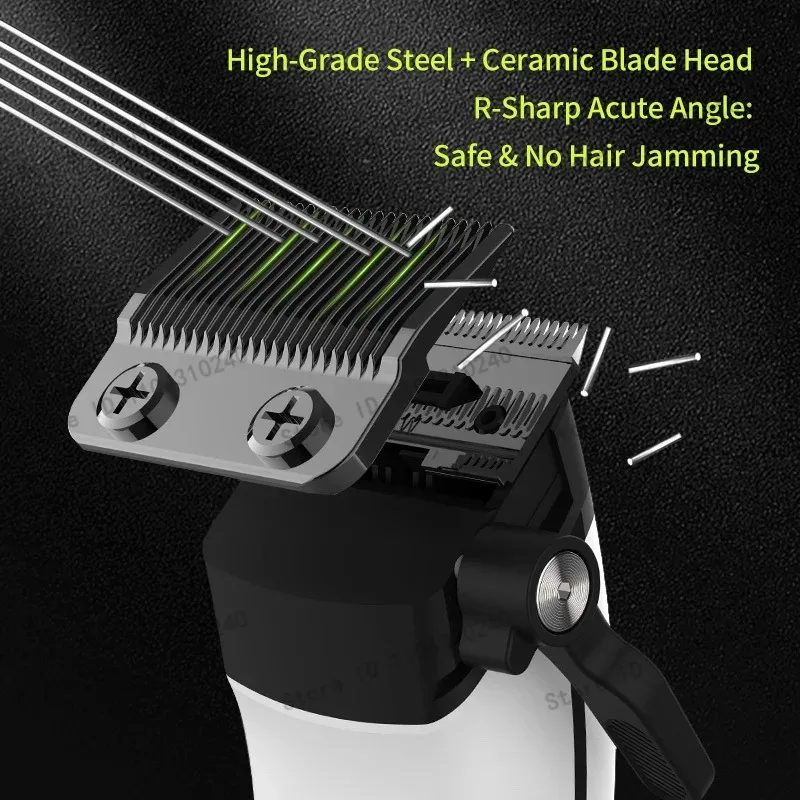 Kemei professional hair clipper with LCD screen and 170 minutes operation KM-1595 — image 4