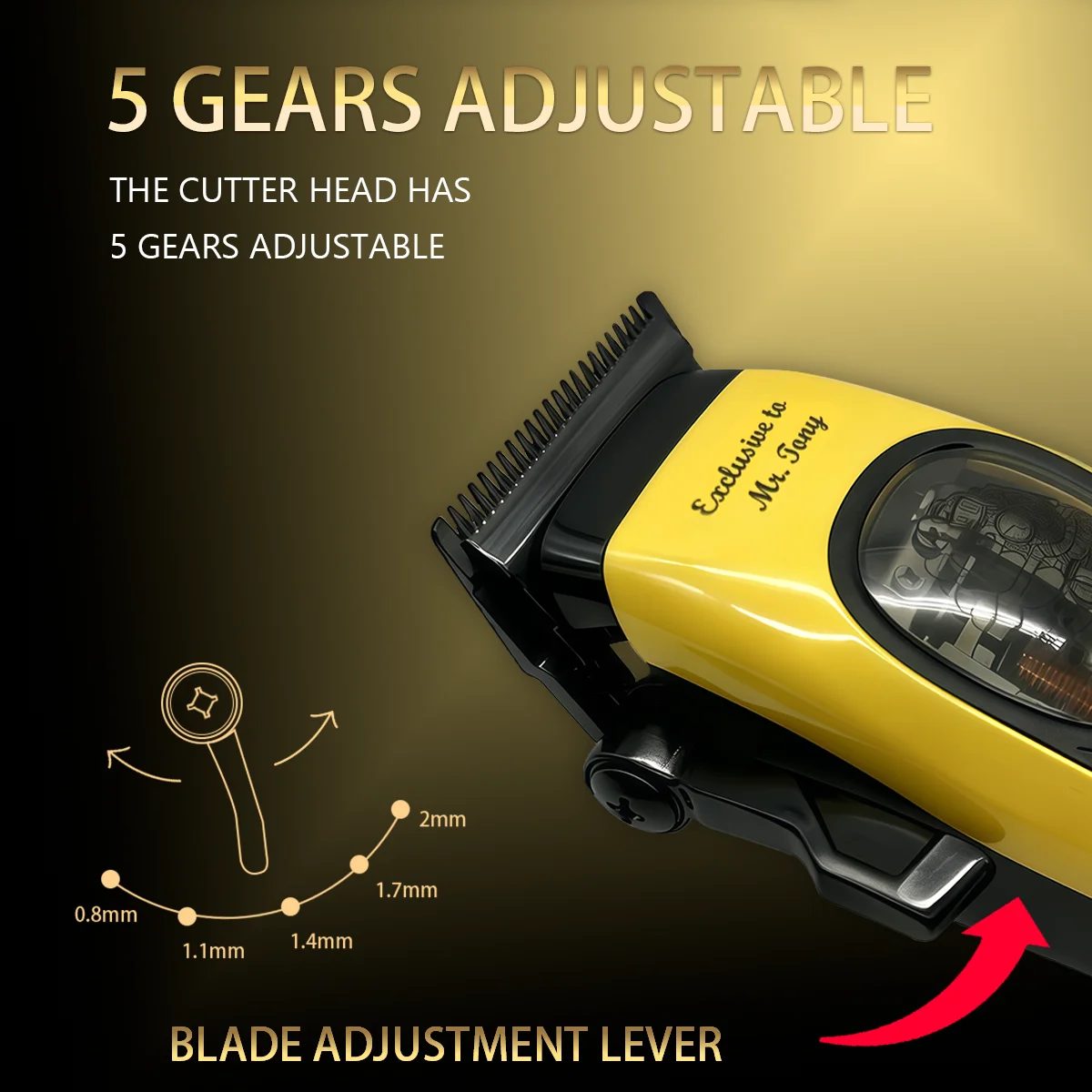 Kemei professional hair and beard trimmer Zero Gapped KM-1921 — image 5