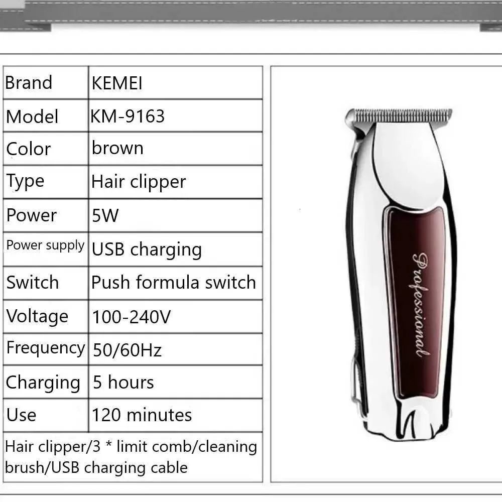 Kemei professional hair clipper and trimmer Zero Gap KM-9163 — image 5