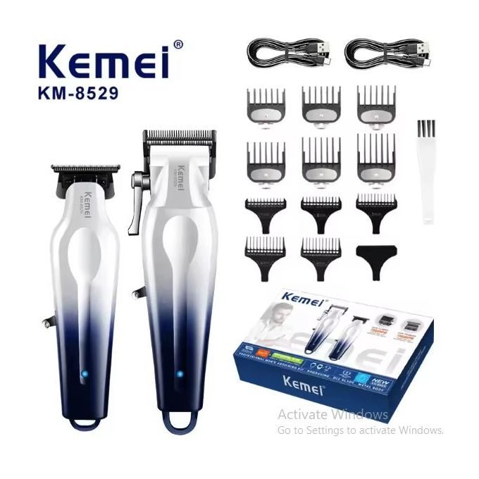 Kemei dual wireless hair clipper set 180 minutes KM-8529 — image 1