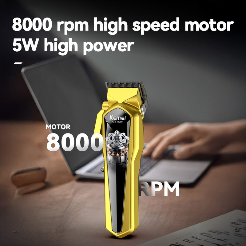 Kemei professional hair clipper with ceramic blades KM-8539 — image 3