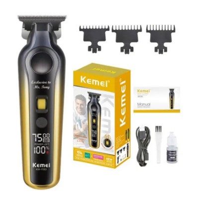 Kemei wireless hair clipper digital screen KM-1583 — image 1