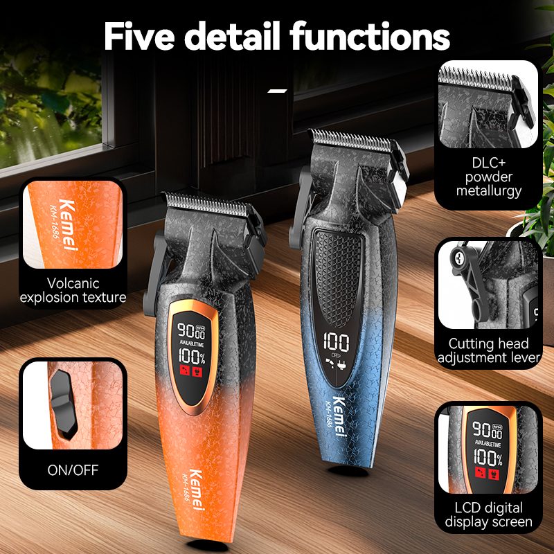 Kemei hair clipper with digital screen KM-1686 — image 5